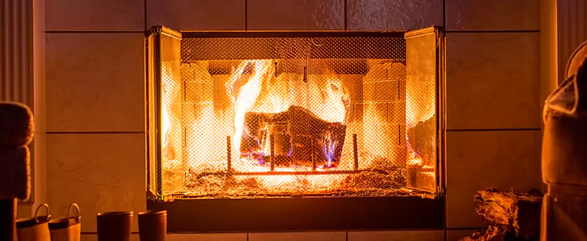 Mendota Hearth Landscape Fireplace Installation in Essex, Maryland