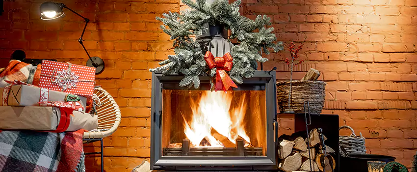 Travis Industries Linear Gas Fireplace Installation in Essex, Maryland