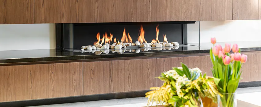 Double-height Fireplace Design Refurbishment in Essex, Maryland