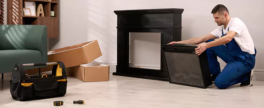 Old Rusted Metal Fireplace Repair And Replacement in Essex, MD