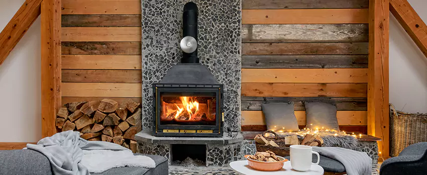 Thelin Hearth Products Direct Vent Gas Stove Fireplace Inspection in Essex, Maryland